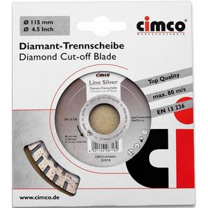 Trenn-/Schleifscheibe - Diamant-Trennscheiben für Trocken- und Nassschliff Ø 125 mm - 208720