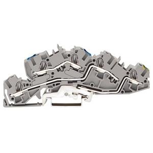 Installations-Etagenklemme - Installations-Etagenklemme N/L/PE 0,5 - 6 mm² grau - 2005-7646