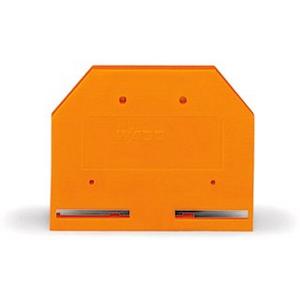 Abschluss- und Zwischenplatte für Reihenklemme - Abschluss- und Zwischenplatte 2,5 mm dick orange - 284-302