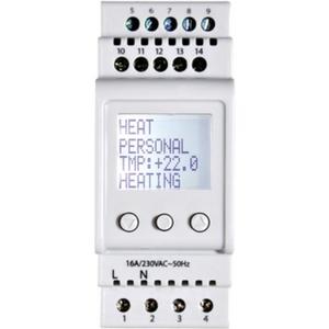 Temperaturregler Reiheneinbau - Universalthermostat für Verteilereinbau mit Digitalanzeige - 39334