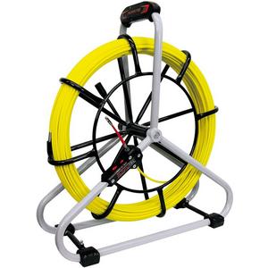 Kabeleinziehsystem - Standard-Set Glasfaserstab Ø 6mm Gewinde RG6 60m inkl. Haspel - 10064