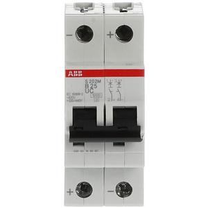 Leitungsschutzschalter - LS-Schutzschalter 2-polig 10kA B-Char 25A 2TE - 2CDS272061R0255