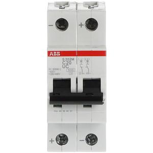 Leitungsschutzschalter - LS-Schutzschalter 2-polig 10kA C-Char 20A 2TE - 2CDS272061R0204