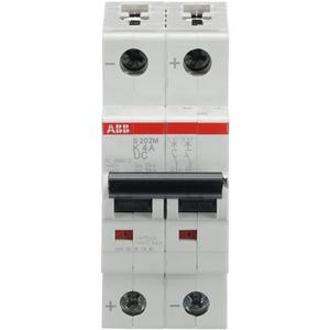 Leitungsschutzschalter - LS-Schutzschalter 2-polig 10kA K-Char 4A 2TE - 2CDS272061R0337