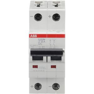 Leitungsschutzschalter - LS-Schutzschalter 2-polig 10kA Z-Char 15A 2TE - 2CDS272061R0458