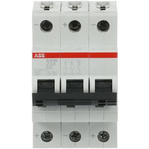 Leitungsschutzschalter - LS-Schutzschalter 3-polig 10kA /10kA Z-Char 4A 3TE - 2CDS273061R0338