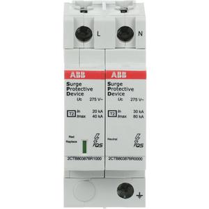 Überspannungsableiter für Energietechnik/Stromversorgung - OVR T2 1N 40-275 P QS SPD Typ 2 für 230/400V TT-1Phasig - 2CTB803972R1100