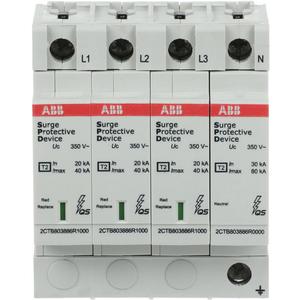 Überspannungsableiter für Energietechnik/Stromversorgung - OVR T2 3N 40-350 P QS SPD Typ 2 für 230/400V TT-3Ph. + TN-S - 2CTB803983R1100