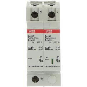 Überspannungsableiter für Energietechnik/Stromversorgung - OVR T2 N1 40-275 P QS SPD Typ 2 für 230/400V TT-1Phasig - 2CTB803872R1100