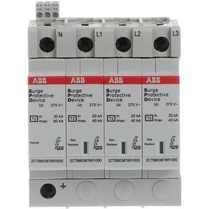 Überspannungsableiter für Energietechnik/Stromversorgung - OVR T2 N3 40-275 P TS QS SPD Typ 2 für 230/400V TT-3Ph. + TN-S - 2CTB803873R1300