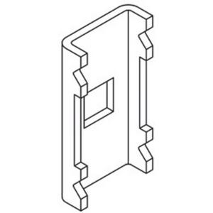 Verbinder für Kabeltragsystem - Befestigungslasche für Gitterbahn - 022246
