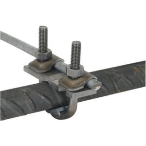 Verbinder für Blitzschutz - Bügelklemme St/blank für Ø 16-48mm - 308046