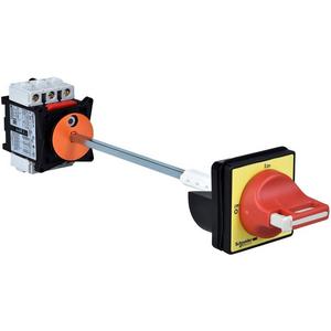 Lasttrennschalter - Not-Aus/Hauptschalter Zwischenbau 3-polig 690 V 80 A Griff rot abschließbar - VCCF4