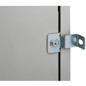 Montagezubehör (Schaltschrank) - Set Wandbefestigungslaschen für Vers. PLA oder PLAT 4 oder 6 Laschen - NSYFMPLA