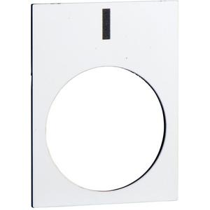 Bezeichnungsschild für Befehlsgeräte - Bezeichnungsschild 30 x 40 mm weiß I - ZB2BY4980