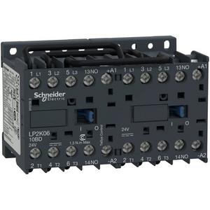 Schützkombination - Wendeschützkombination 3-polig 1S 2,2 kW 400 V AC3 6 A Spule 24 V DC - LP2K0610BD