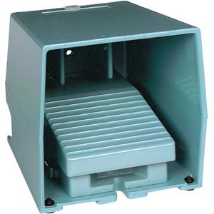 Fußschalter - Fußschalter einfach XPE-M mit Schutzhaube Metallausführung blau 2Ö + 2S - XPEM611