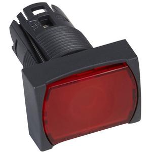 Frontelement für Drucktaster - Frontelement rechteckig Leuchtdrucktaster Ø 16 mm rot - ZB6DW4