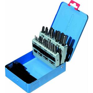 Werkzeugset - Gewindebohrer-Satz HSS je 1 Satz M3-4-5-6-8-10-12 DIN 352 - 203920