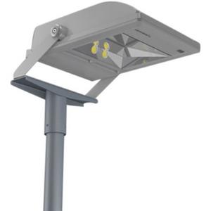 Mastleuchten - Fluter Lightstream LED Maxi 2x56W 840 asym. Festanschluss Silber - 721734.114.1