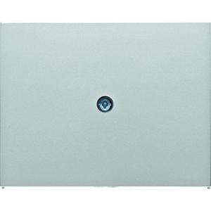 Kommunikationstechnik - Zentralstück für Kabelauslass und VDo-Anschlussdose Berker K.5 Alu - 10057003