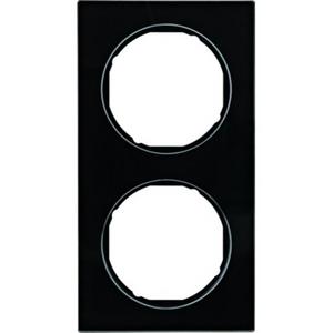 Abdeckrahmen - Rahmen Berker R.3 Glas schwarz - 10122216