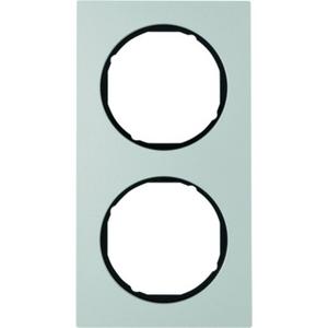 Abdeckrahmen - Rahmen Berker R.3 Alu/schwarz - 10122284