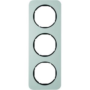 Abdeckrahmen - Rahmen Berker R.1 Alu/schwarz - 10132184