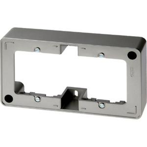 Aufputzgehäuse - Aufputz-Rahmen 2fach Aufputz Zubehör anthrazit samt - 10306086