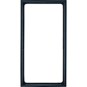 Abdeckrahmen - Rahmen mit großem Ausschnitt Berker B.7 Edelstahl/anthrazit - 13093606