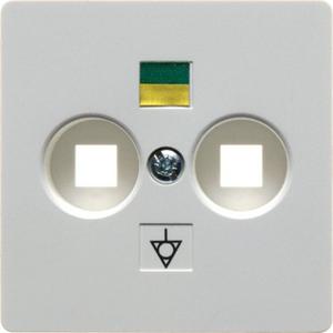 Potenzialausgleichsdose - Zentralplatte für Doppel-Potenzialausgleich-Steckdose Zentralplattensy - 14031909