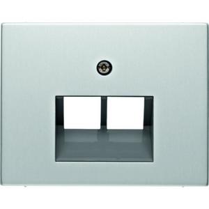 Kommunikationstechnik - Zentralstück für UAE Steckdose 2fach Berker K.5 Alu - 14097003