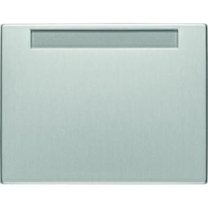 Abdeckung für Schalter, Taster, Dimmer, Jalousie - Wippe mit Beschriftungsfeld Berker K.5 Alu - 14267003
