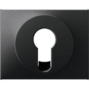Abdeckung für Schalter, Taster, Dimmer, Jalousie - Zentralstück für Schlüsselschalter/-taster Berker K.1 anthrazit matt - 15057006