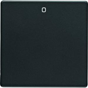 Abdeckung für Schalter, Taster, Dimmer, Jalousie - Wippe mit Aufdruck "0" Berker Q.1/Q.3 anthrazit samt - 16226086
