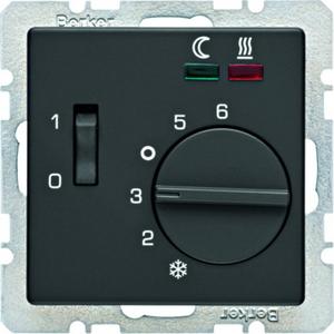 Raumtemperaturregler - Fußbodentemperaturregler mit Schließer Zentralstück Wippschalter Be - 20346086