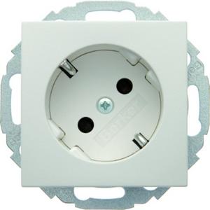 Steckdose - Steckdose SCHUKO 45° Berker S.1/B.3/B.7 polarweiß matt - 47271909