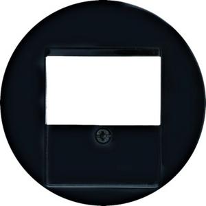 Kommunikationstechnik - Zentralstück für TDO-Steckdose Berker R.1/R.3 schwarz glänzend - 6810332045