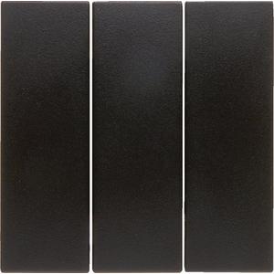 Abdeckung für Schalter, Taster, Dimmer, Jalousie - Wippe 3-fach Aus S.1/B.X anthrazit matt - 16651606