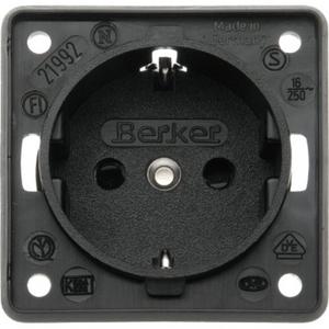 Steckdose - Steckdose SCHUKO Integro Einsätze schwarz matt - 9419505