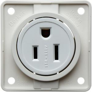 Steckdose - Steckdose mit Schutzkontakt "USA/CANADA"NEMA 5-15 R Integro Einsätze p - 862632502