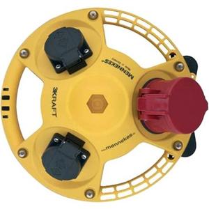 CEE-Steckdosen-Kombination - 3KRAFT Steckdosen-Kombination IP44 - AM 94352GE
