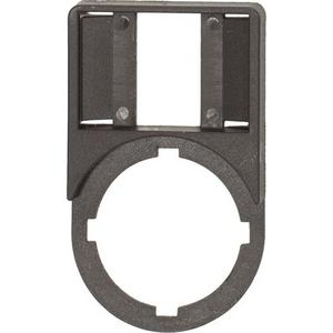 Schildträger für Befehlsgeräte - Schilderträger schwarz B3 für Bezeichnungsschilder BK8-. - P761