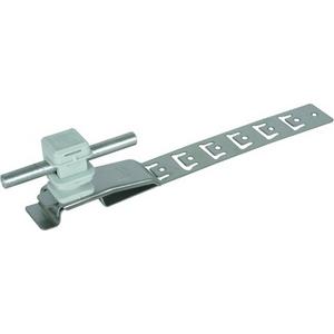 Dachleitungshalter für Blitzschutz - Dachleitungshalter UNIsnap NIRO/K-grau H 16mm für Rd 8mm mit Strebe L 20 - 204089