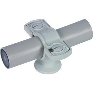 Leitungshalter für Blitzschutz - Leitungshalter PA grau für HVI-Leitung D 23mm mit Abdeckbund D 30mm u. I - 275225