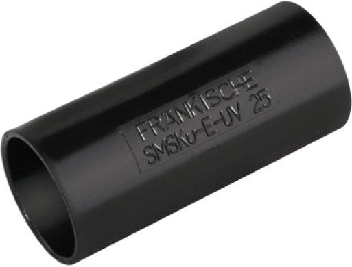 Elektrischer Schrumpfschlauch, 2 Zoll Durchmesser, 25 Fuß Lang – UV-beständig, Schwer Entflammbar, Schwarz, Für Außenbereich