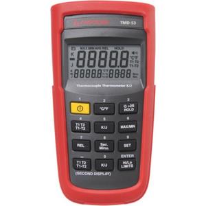Messgerät für Temperatur und Klima - Digitales Thermometer Typ K / J mit zwei Eingängen - 3730085
