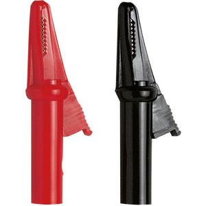 Zubehör für Messgerät - Mini-Krokodilklemme 2mm rot - 2406492