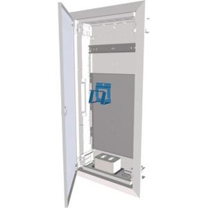 Installationskleinverteiler - Hohlwand Kleinverteiler Multimedia mit flacher Stahlblechtür 4-reihig - 178836