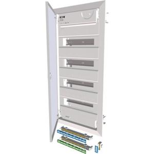 Installationskleinverteiler - Unterputz Kleinverteiler mit flacher Stahlblechtür 4-reihig - 178820